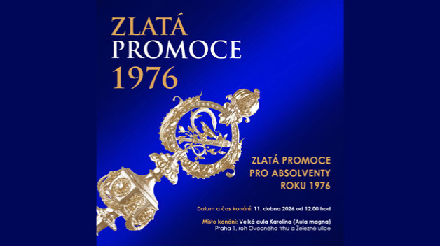 Zveme všechny absolventy roku 1976 na Zlatou promoci